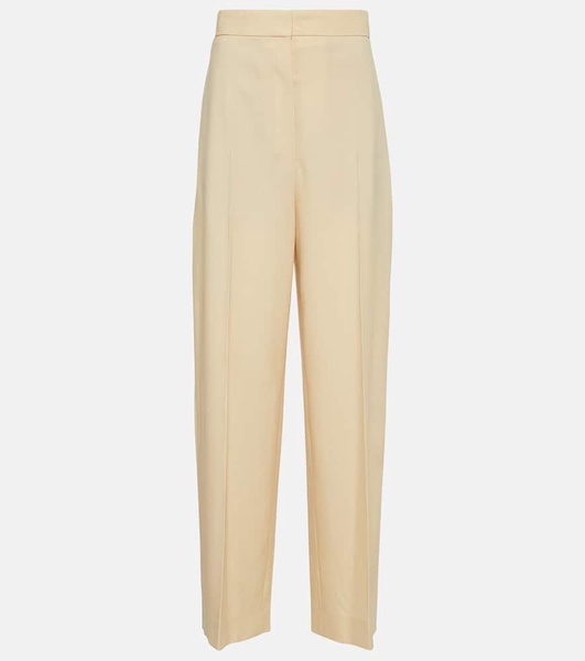 Gordon high-rise virgin wool pants