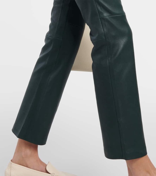 JP Twenty leather flared pants