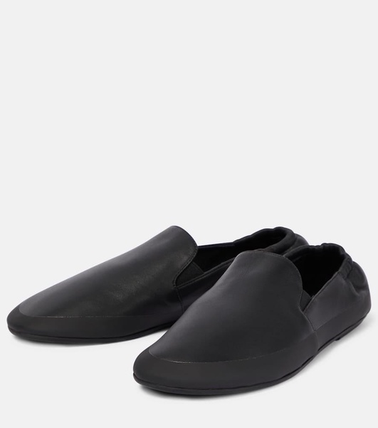 Tech leather loafers 