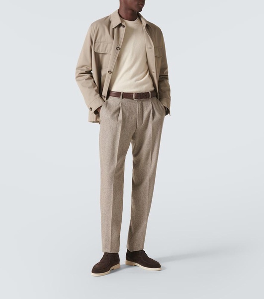 Anden wool tapered pants