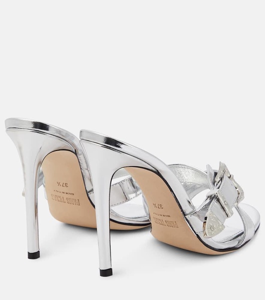 Regina 105 metallic leather mules