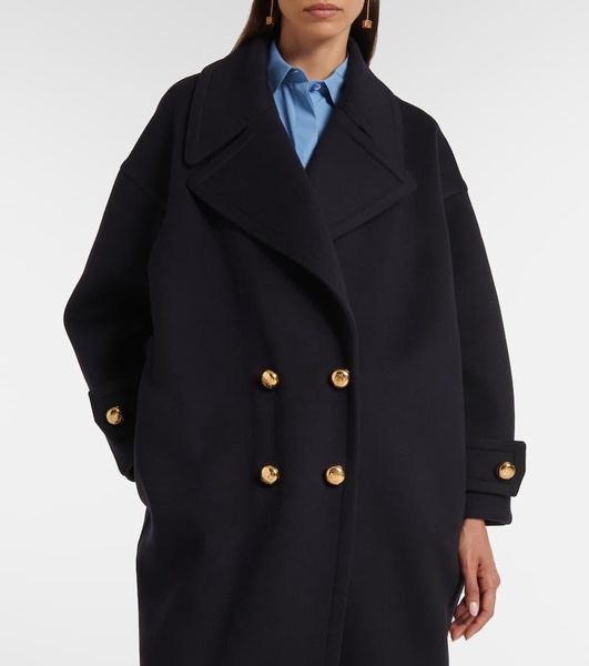 Pebble wool coat