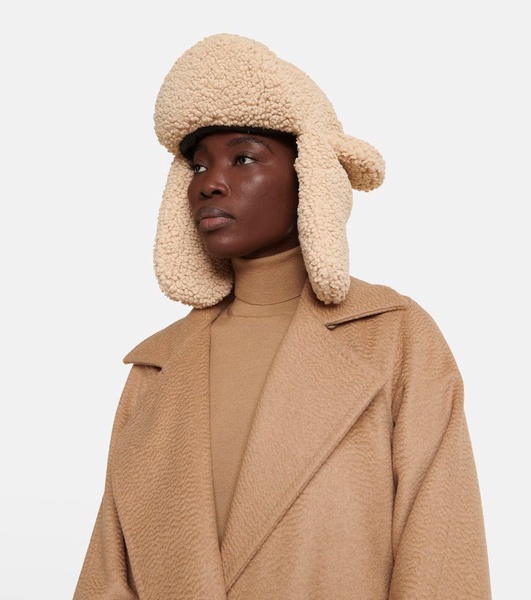 Faux shearling hat