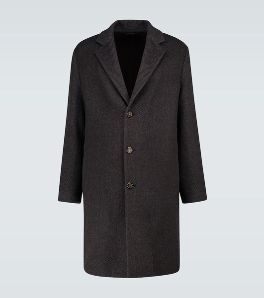 Findon wool-blend coat