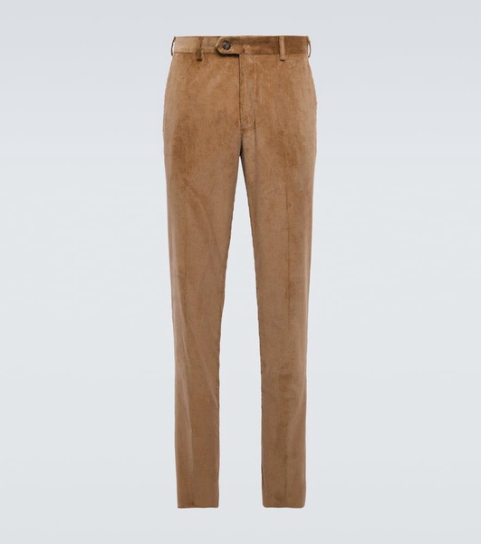 Pantaflat cotton corduroy slim pants