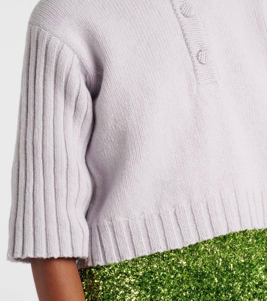 Wool and cashmere sweater