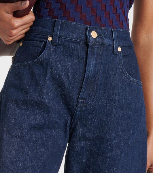 Bonnie high-rise barrel-leg jeans