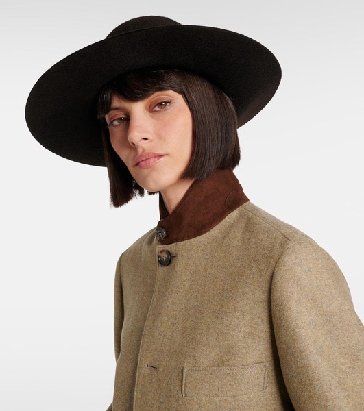 Evelyn cashmere felt hat