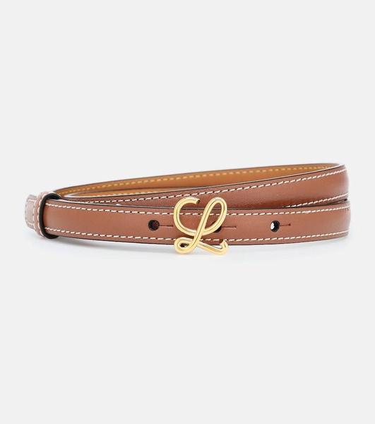 Leather belt