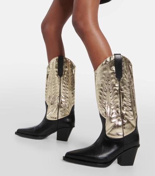 Rosario leather cowboy boots