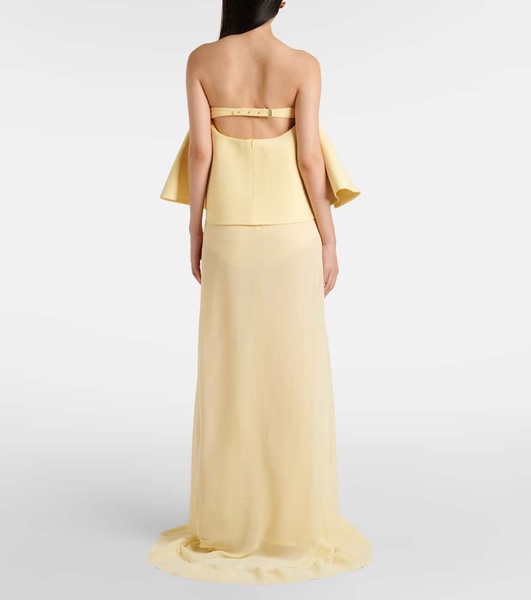 La Robe Vela chiffon gown