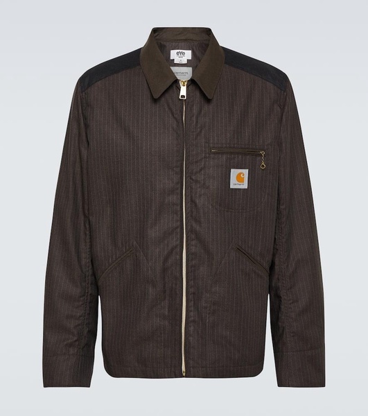 x Carhartt striped jacket