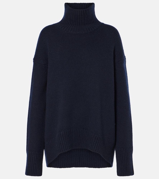 Wool and cashmere turtleneck sweater