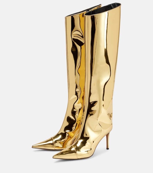 Alex 85 metallic knee-high boots