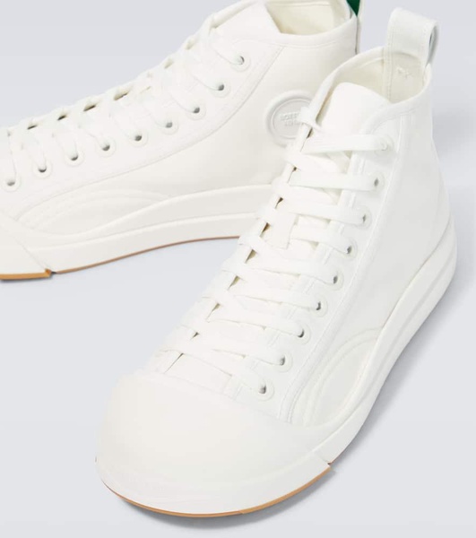 Vulcan high-top canvas sneakers