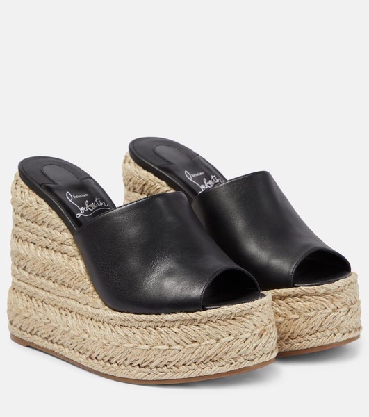 Ariella Zeppa leather espadrille sandals