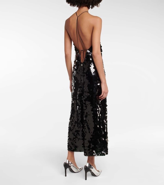 Nunni sequined slip dress