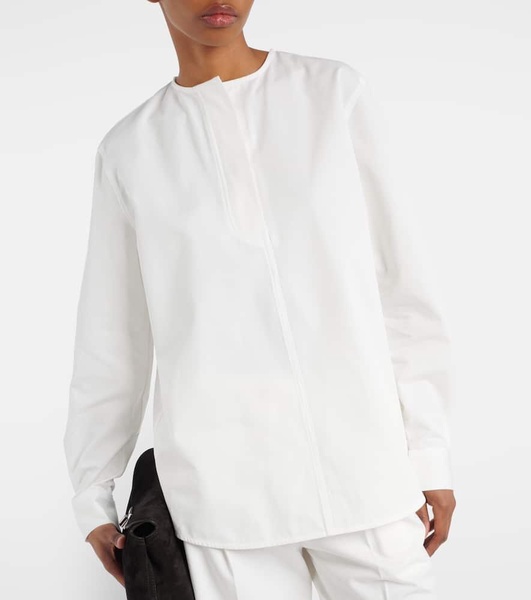 Cotton twill blouse