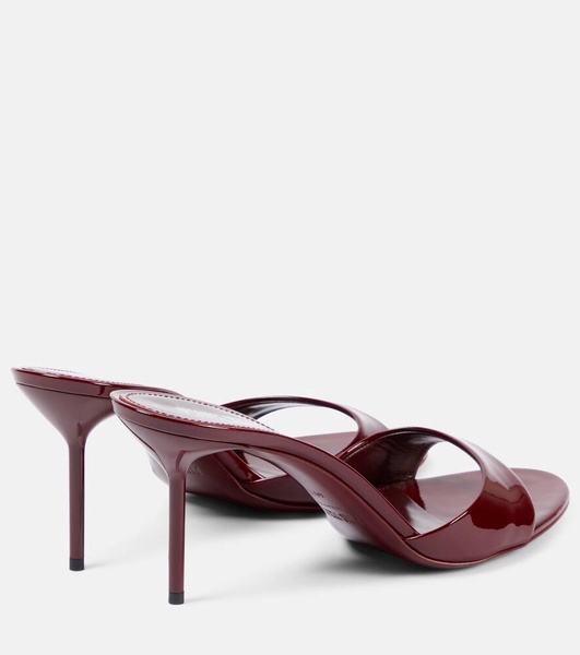 Lidia 70 patent leather mules