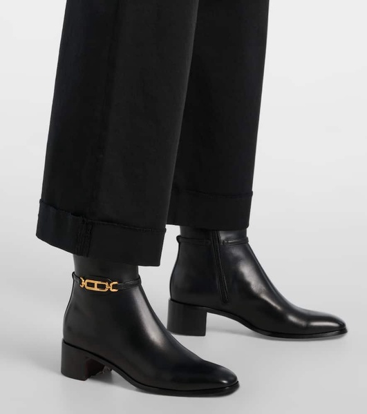 Whitney leather ankle boots