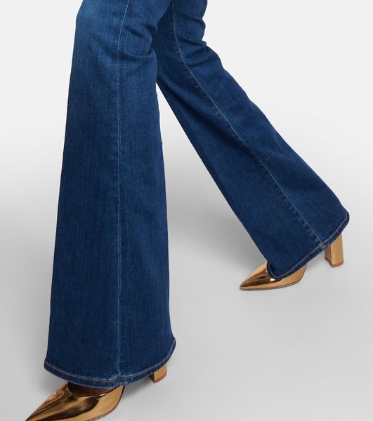 Beverly high-rise flared jeans