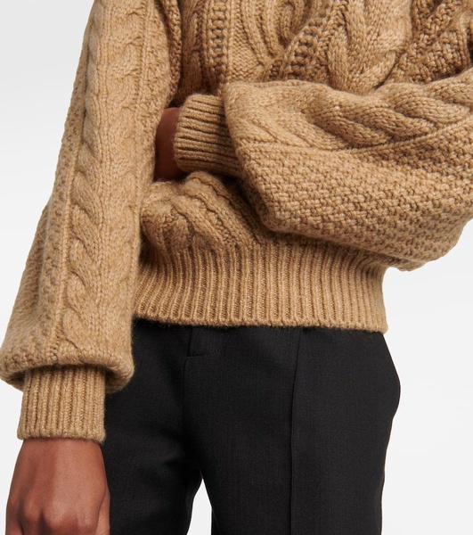 Erdenet cashmere and mohair turtleneck sweater