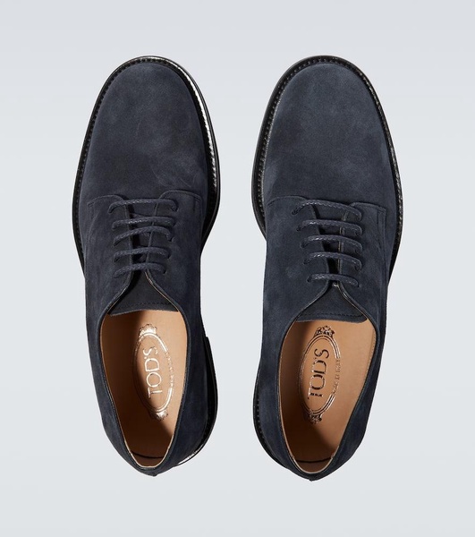 Suede Derby shoes