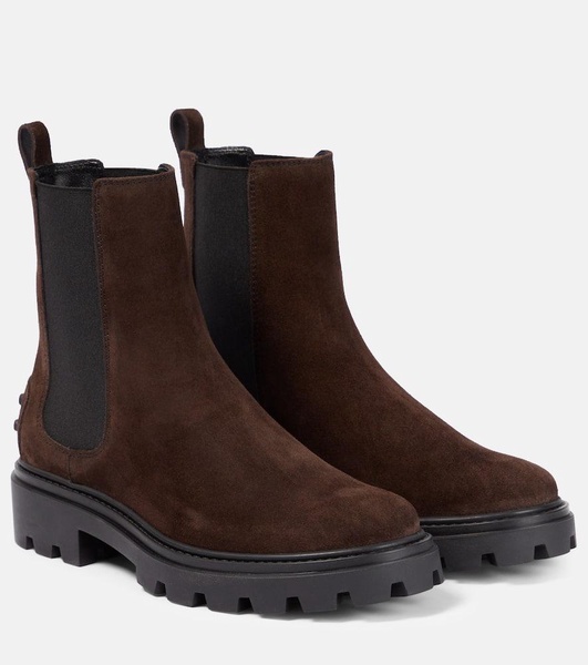 Suede Chelsea boots