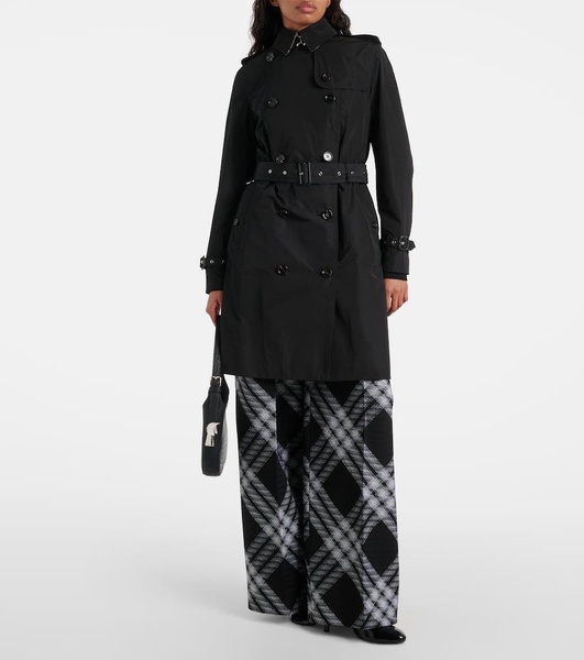 Double-breasted trench coat