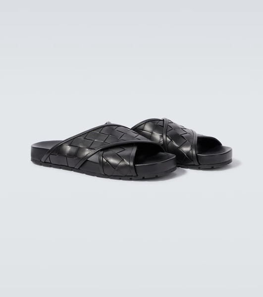 Tarik Intrecciato leather sandals