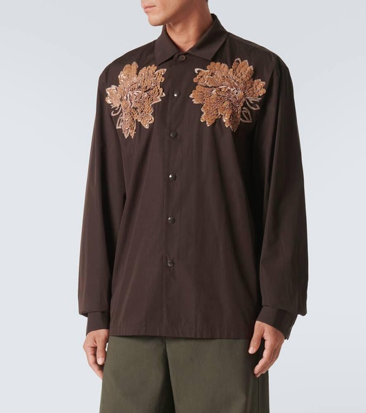 Embroidered cotton shirt