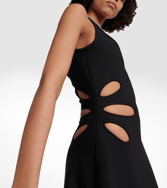 Petal cutout midi dress