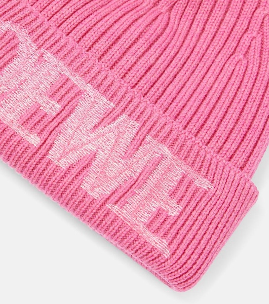 Logo wool beanie