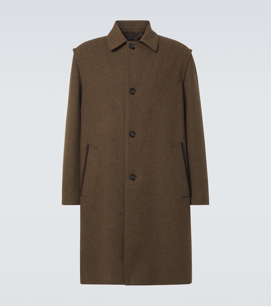 Savile wool coat