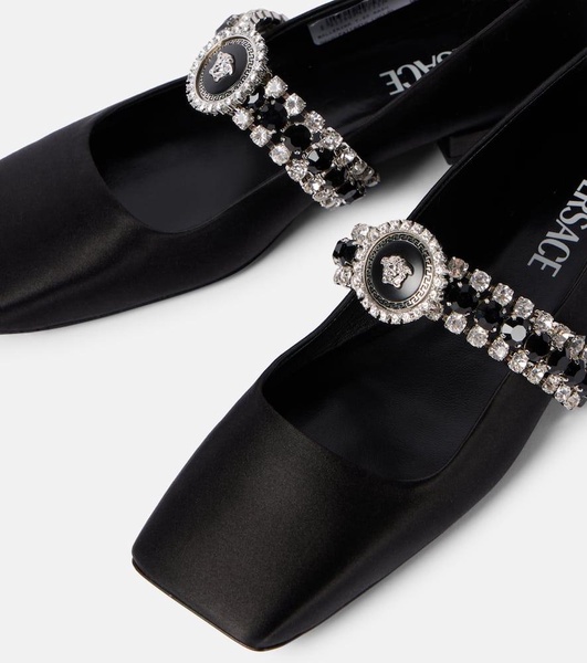 Medusa '95 embellished ballet flats