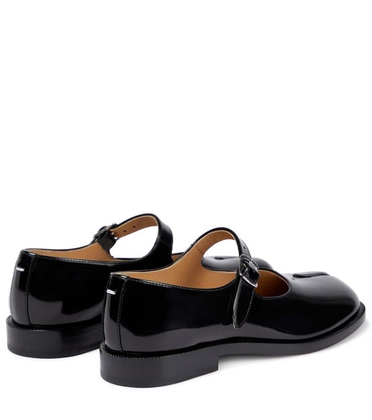 Tabi patent leather Mary Jane flats