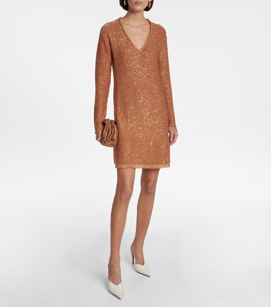 Kastri sequin-embellished minidress