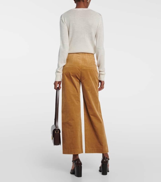 Dova cropped corduroy pants