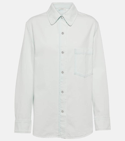 Cotton twill overshirt