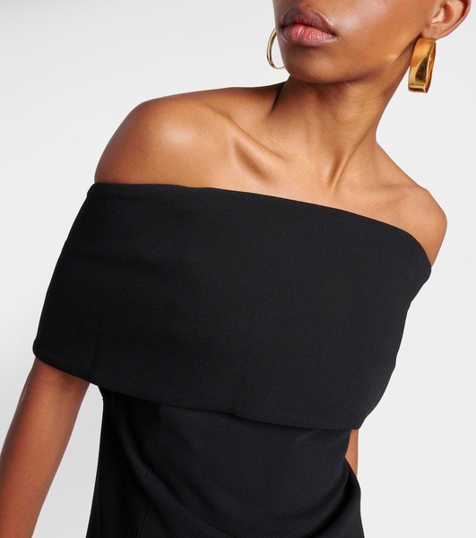 Black Off-The-Shoulder Top