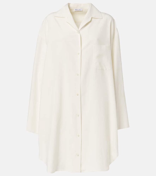 Kristen silk shirt dress