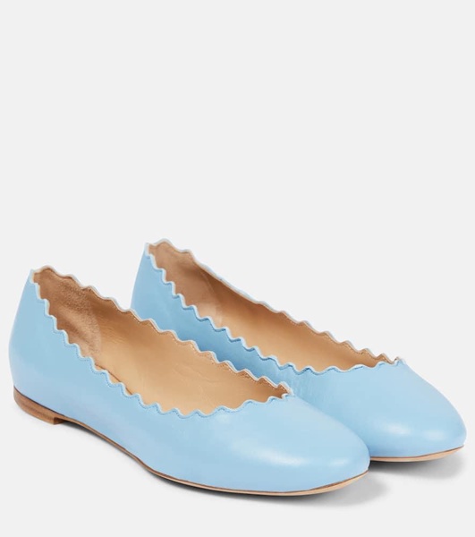 Lauren leather ballet flats