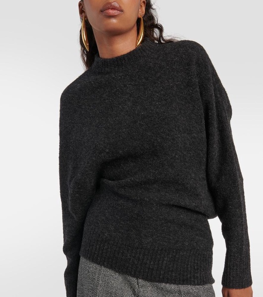 Slouchy wool-blend sweater 