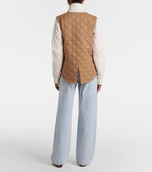 Patra cable-knit wool-blend jacket