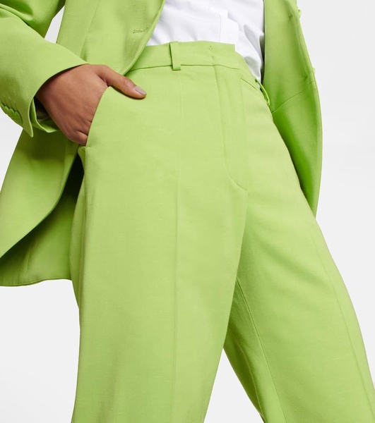 Paniere high-rise wide-leg pants