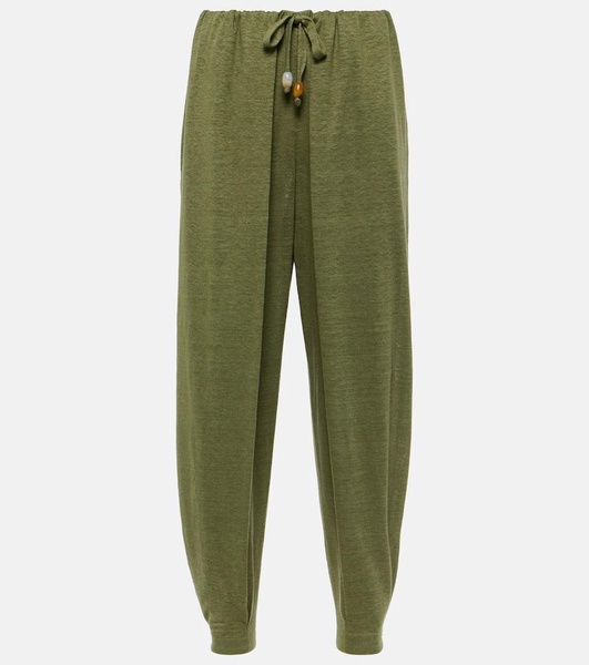 Gargano linen tapered pants