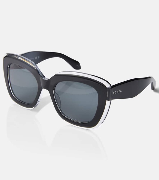 Logo square sunglasses