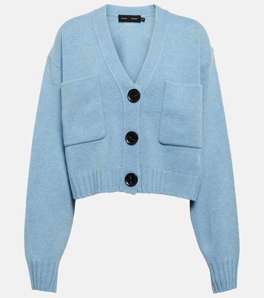 Cashmere and wool cardigan