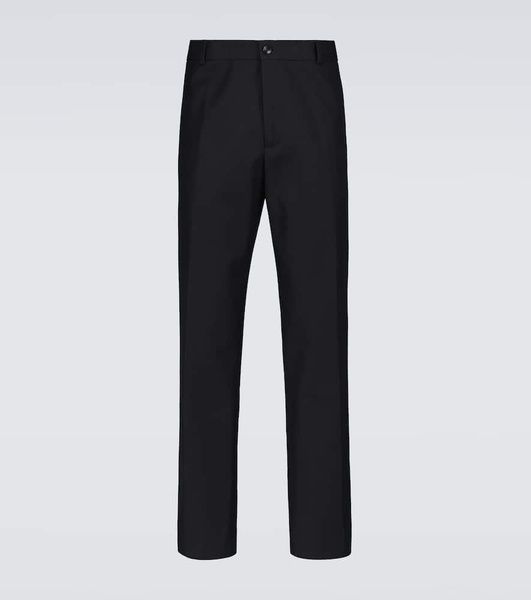 Cotton and wool chino pants