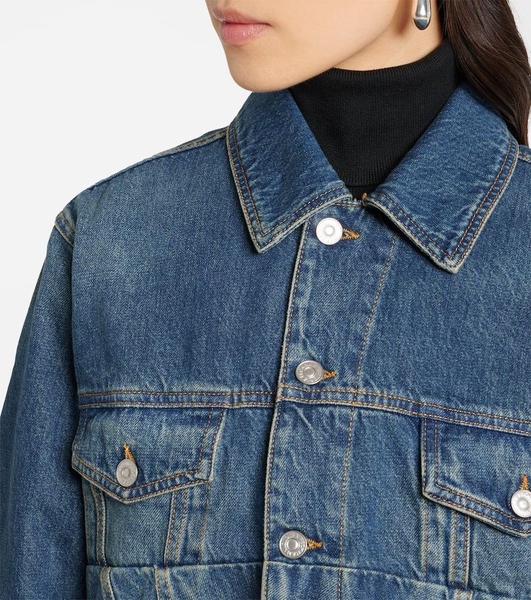 Cropped denim jacket